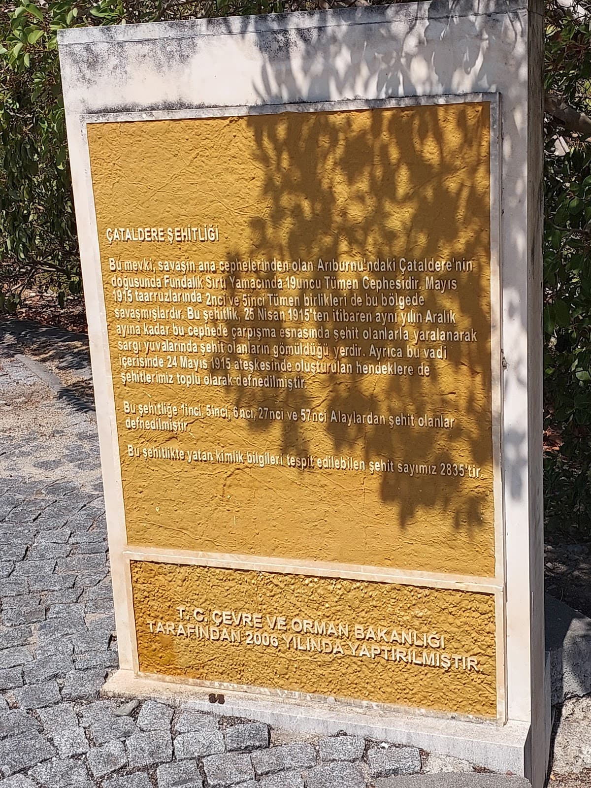 Çataldere Şehitliği