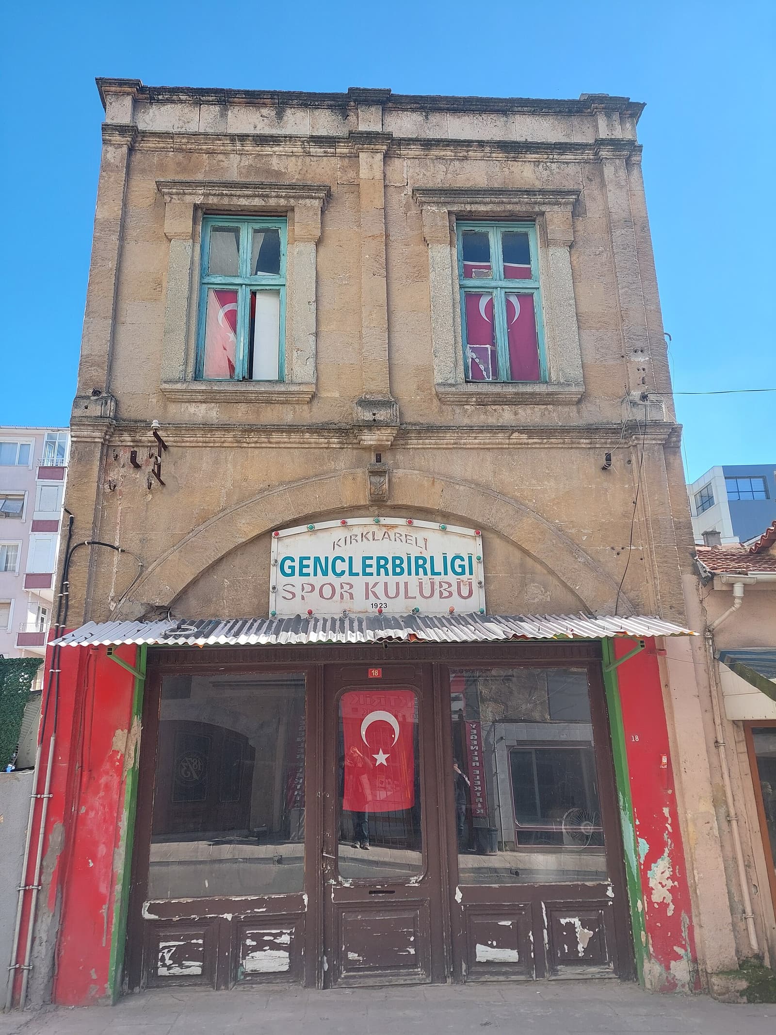 Kırklareli Gençlerbirliği Spor Kulübü Binası